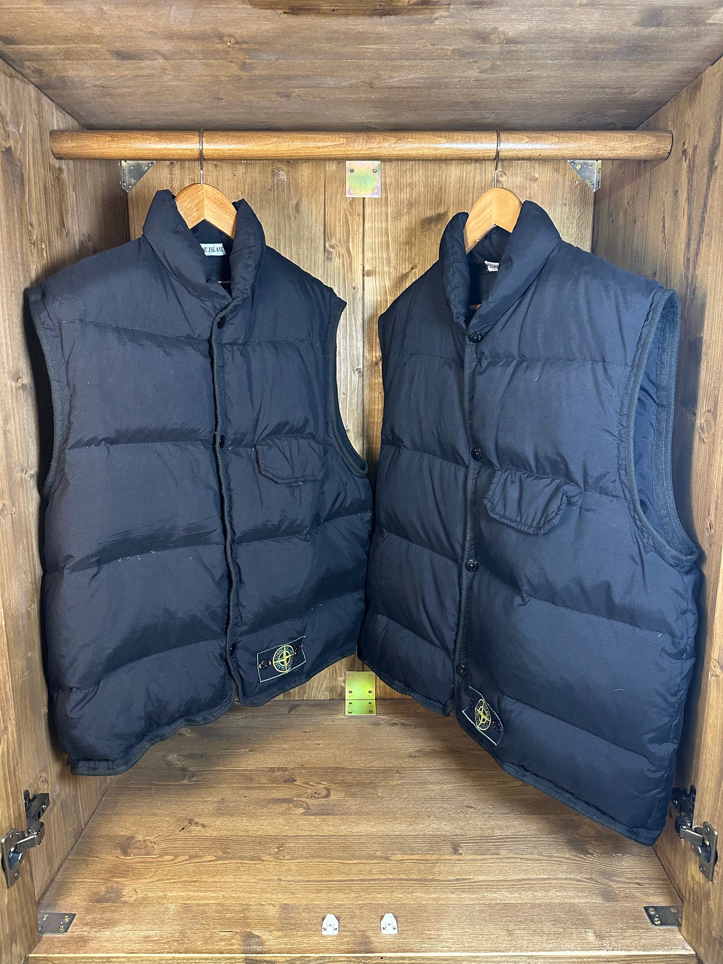 AW1994 PURE BLACK GOOSE DOWN GILET
