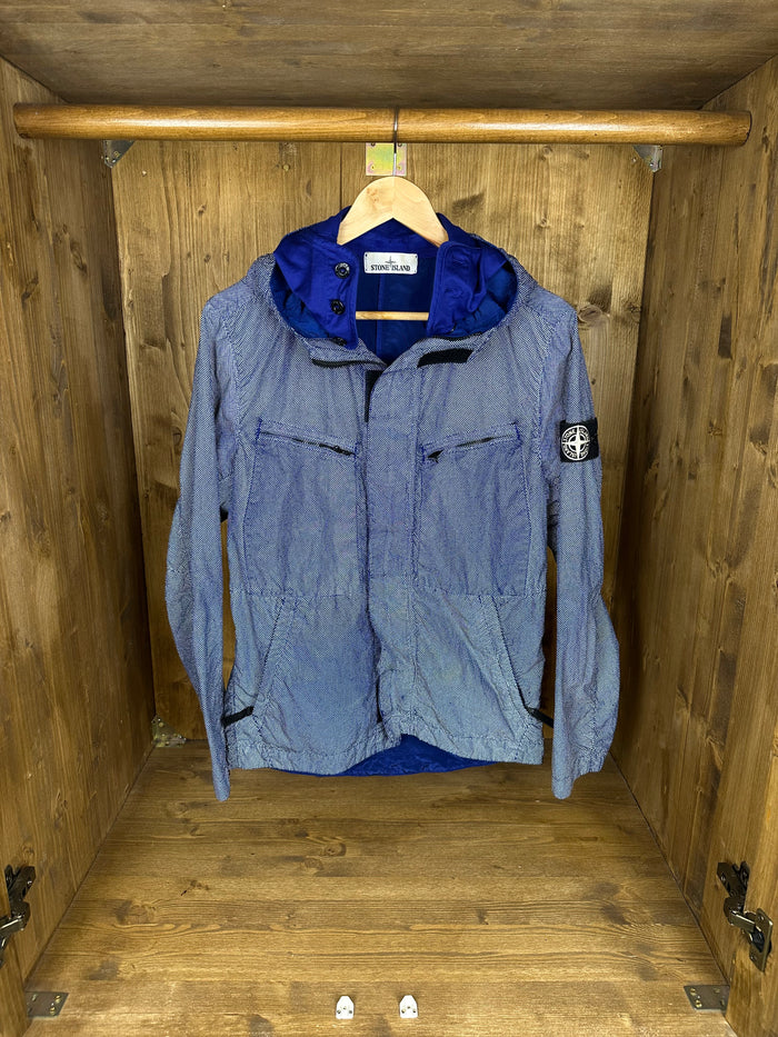 SS16 GARMENT DYED PIXEL REFLECTIVE in Blue