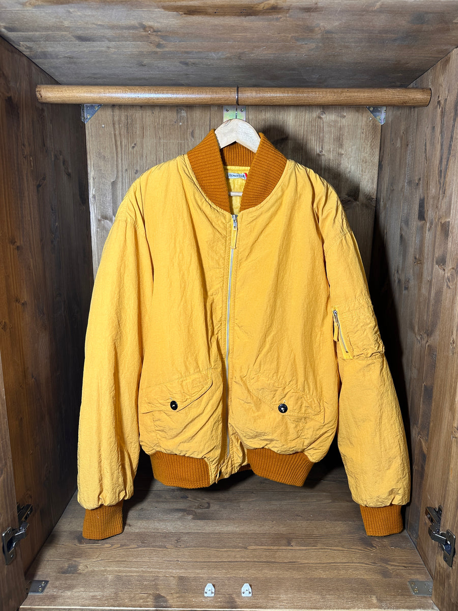 AW87/88 BONEVILLE NAVY ARCTIC FLIGHT BOMBER in Dahlia Yellow