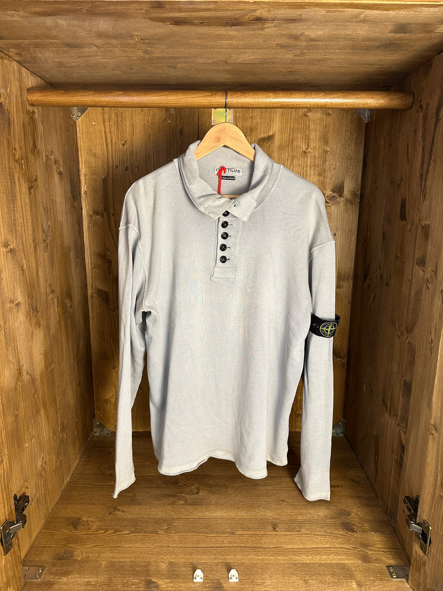 SS03 MULTI BUTTONS COTTON JUMPER in Light Blue