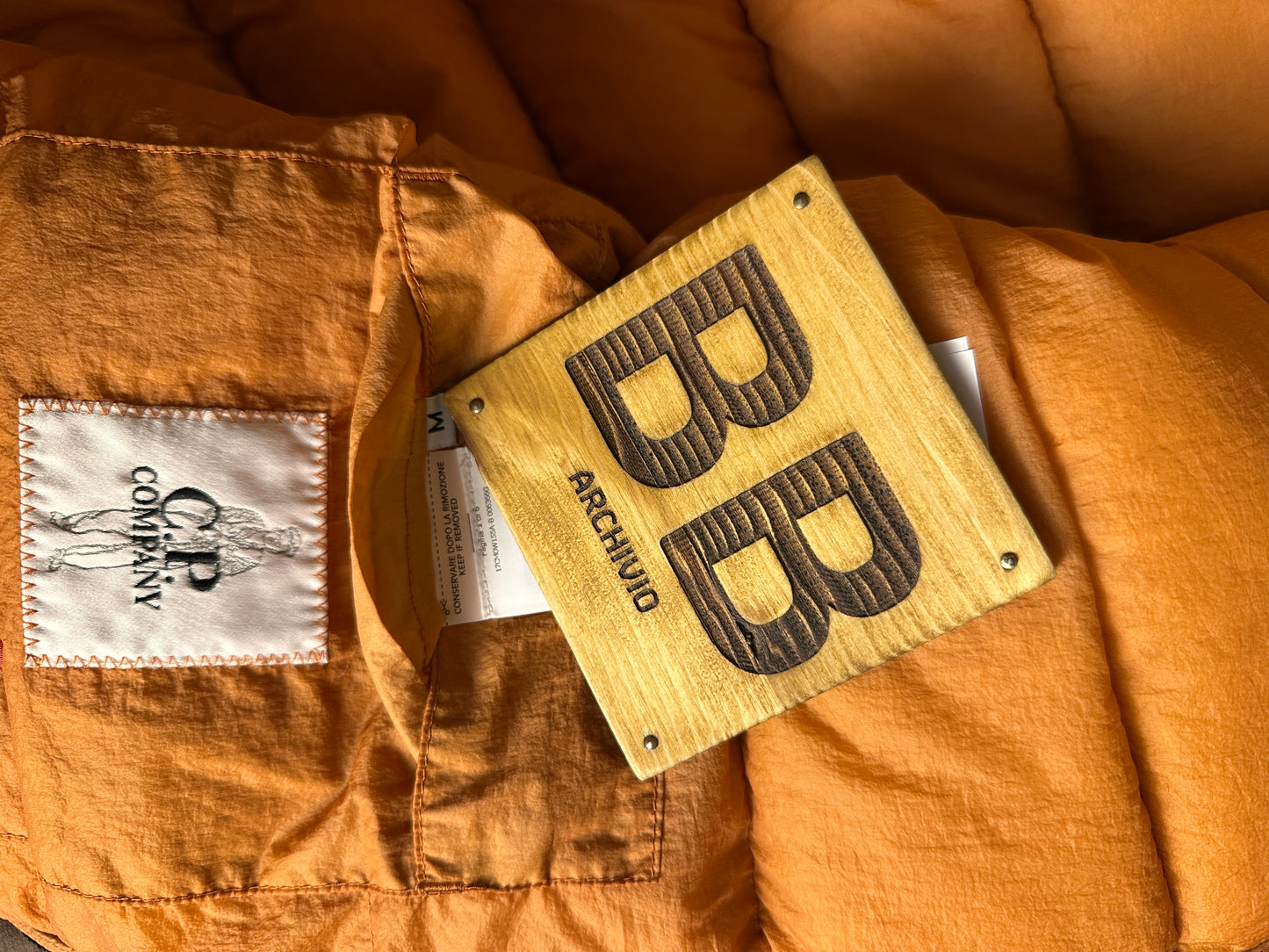 AW25 C.P. COMPANY GORE-G TYPE JACKET 3in1 in Olive Green & Neon Orange