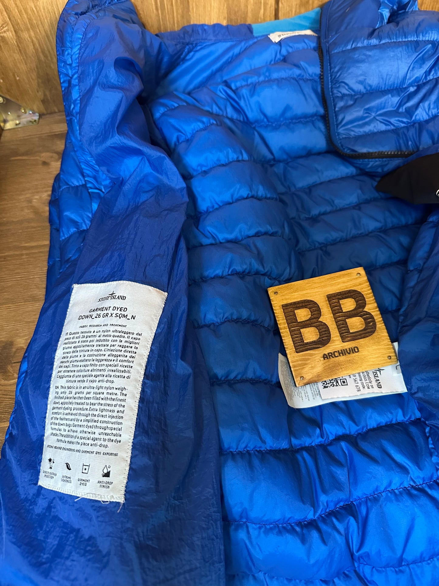 GARMENT DYED DOWN Electric Blue