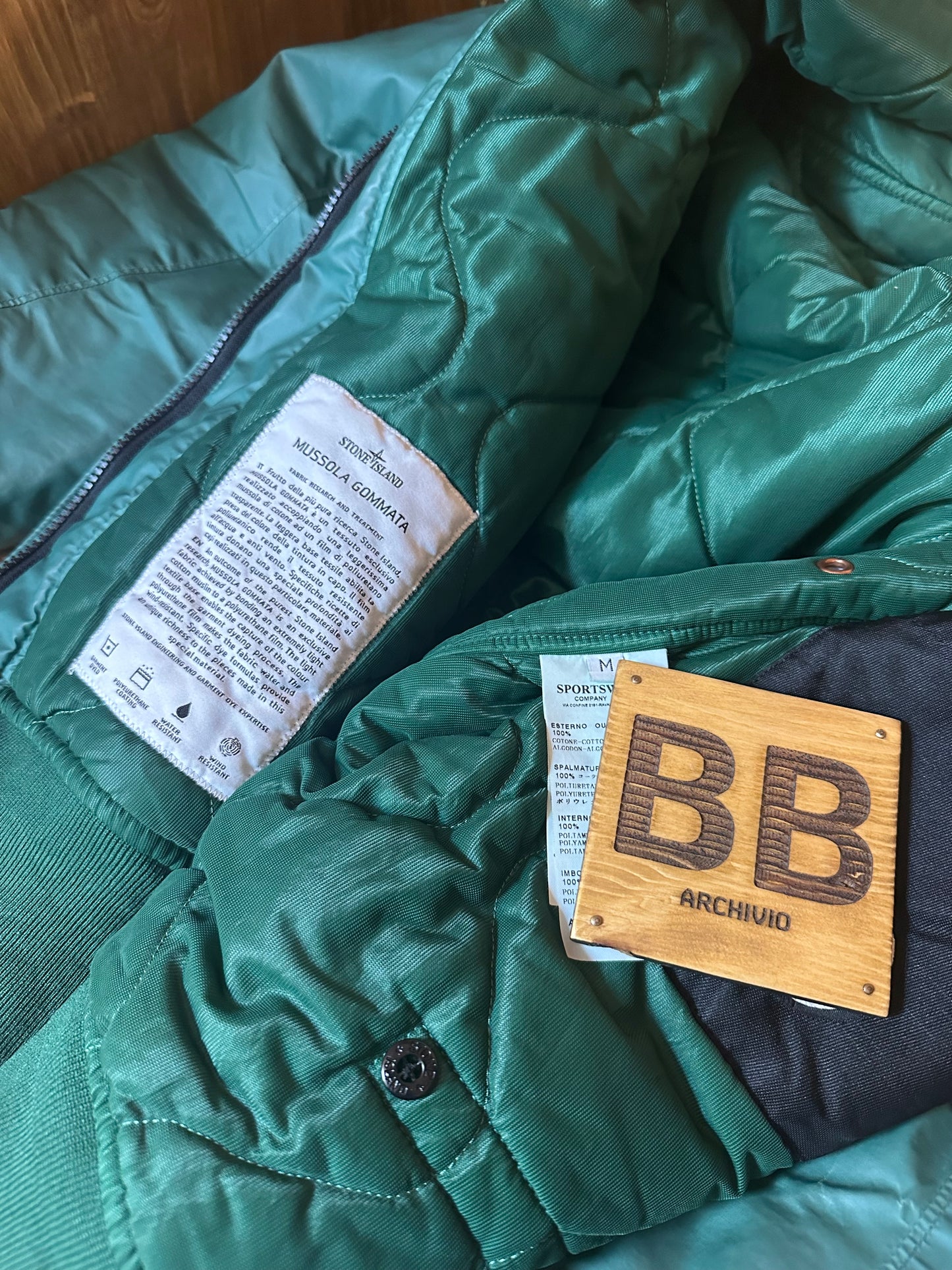 AW11 EMERALD GREEN MUSSOLA GOMMATA