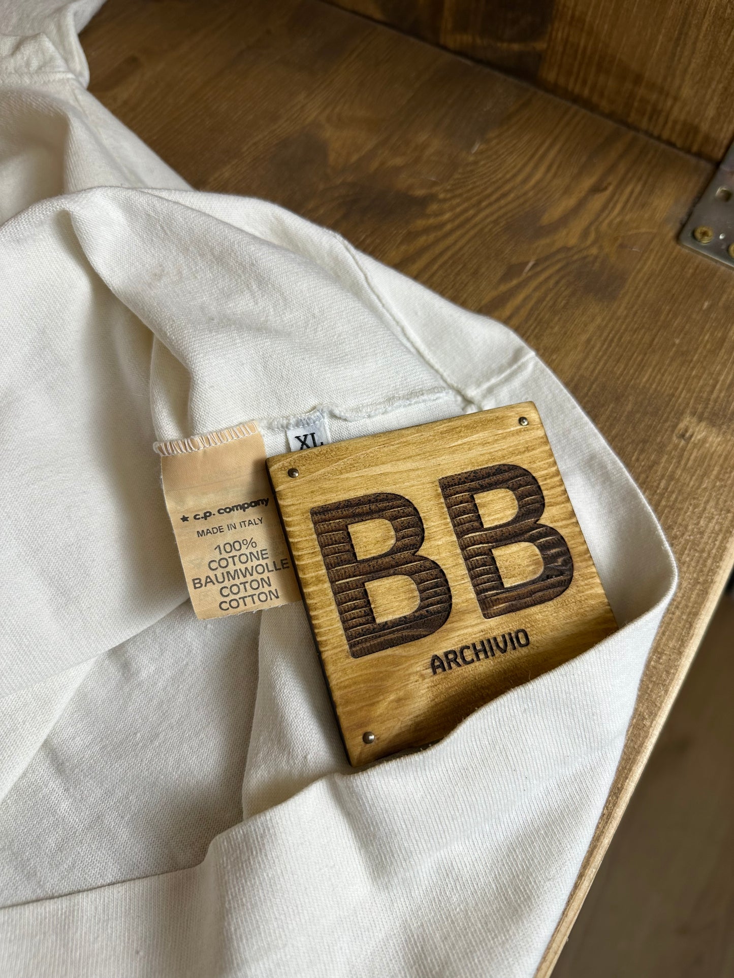 SS80s MARINA TEE in Bone White