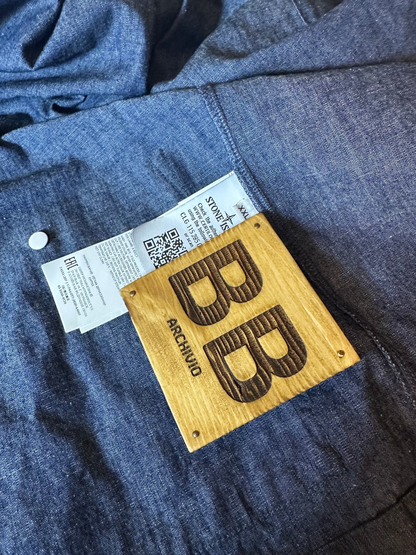 RAW COTTON BLU DENIM SHIRT