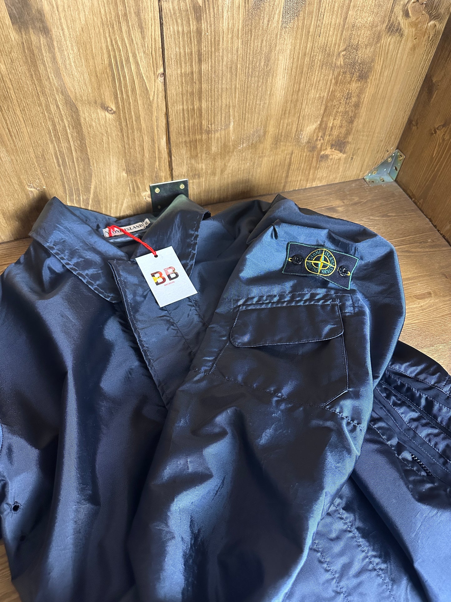 SS97 FORMULA STEEL TRENCH COAT in Steel Blue