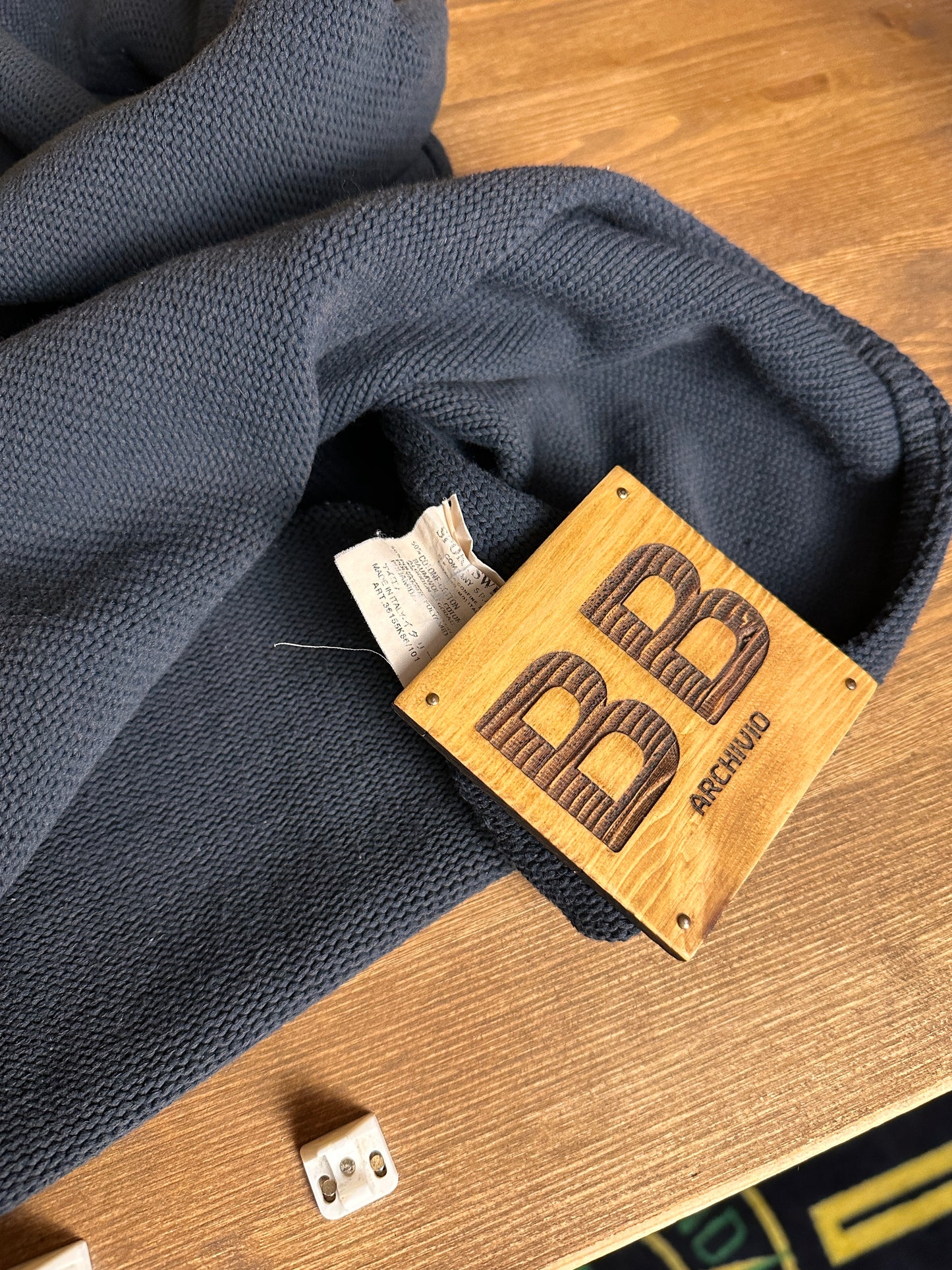 SS02 COTTON POLYAMIDE JUMPER in Granite Grey