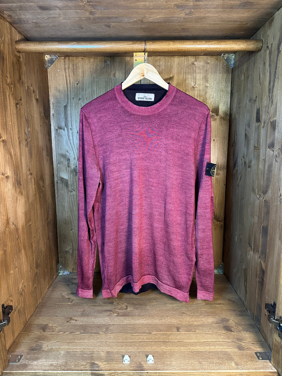 PURPLE DÉLAVÉ LIGHT COTTON SWEATER