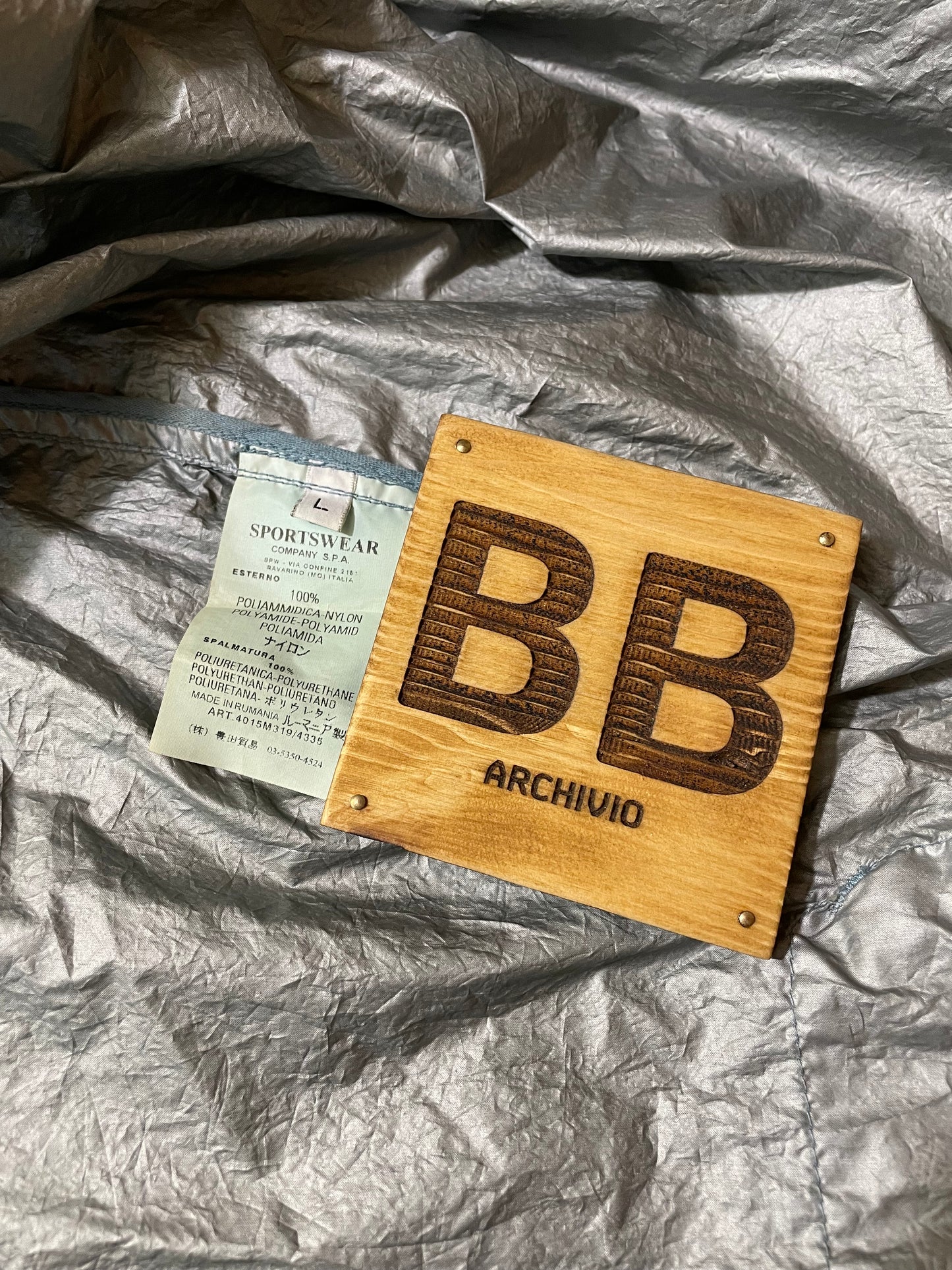 Nylonjacke blau marine