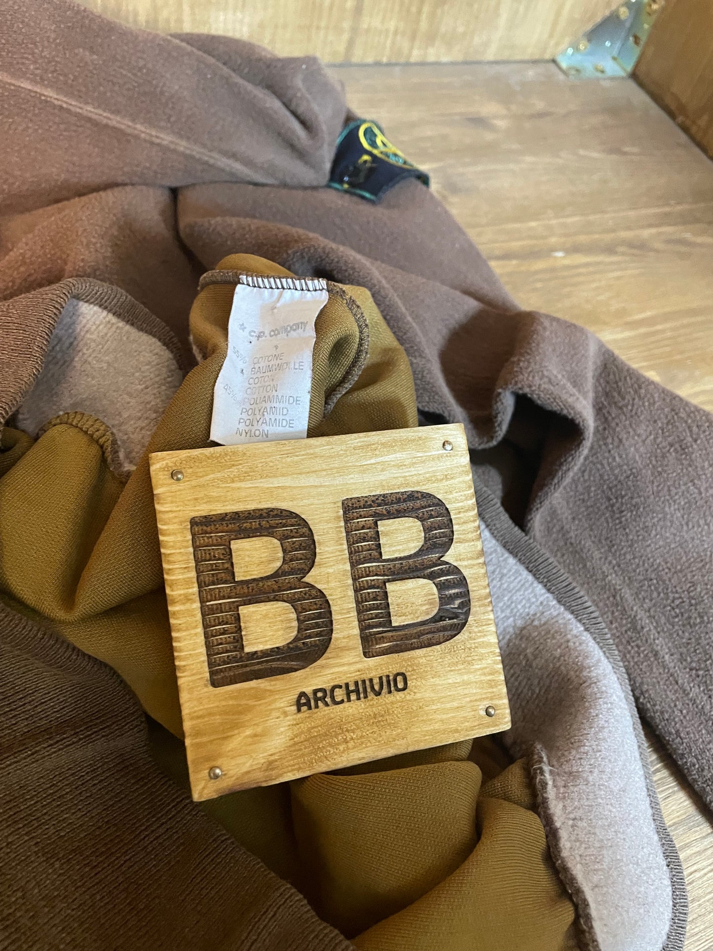 1988 Teddy fleece turtleneck brown