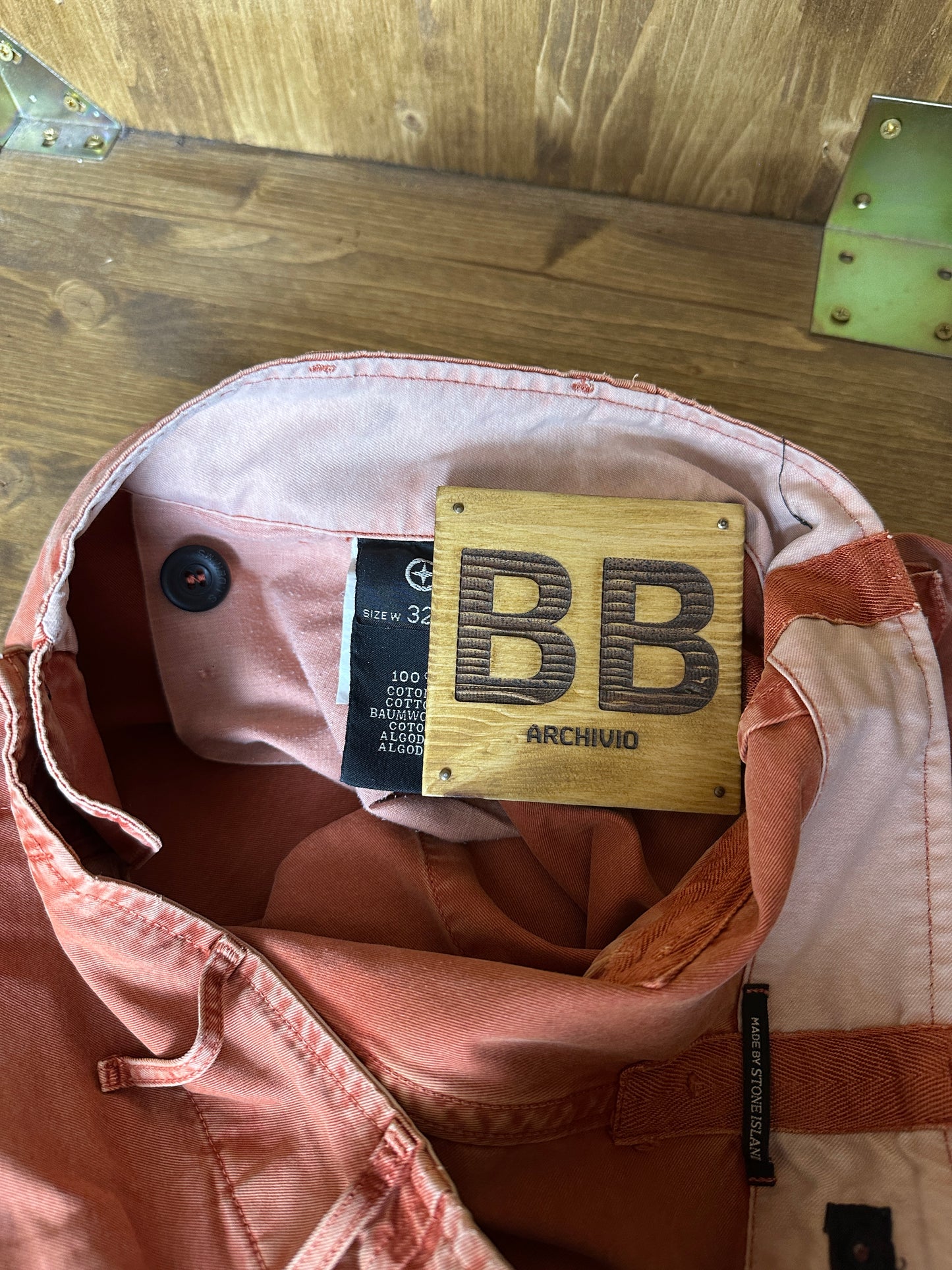 SS06 SI DENIM JEANS in Salmon Orange