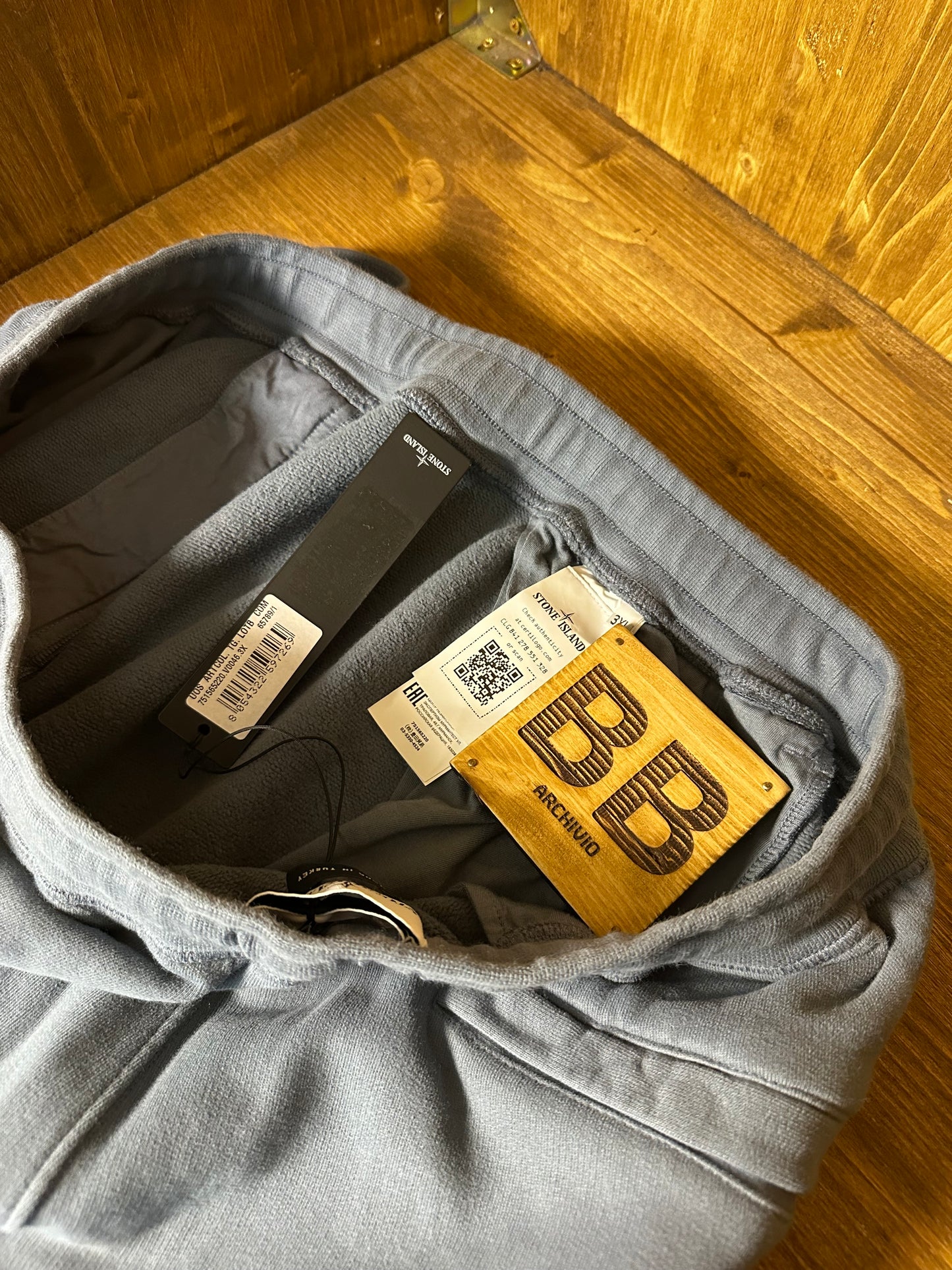 LIGHT GREY FLEECE PANT