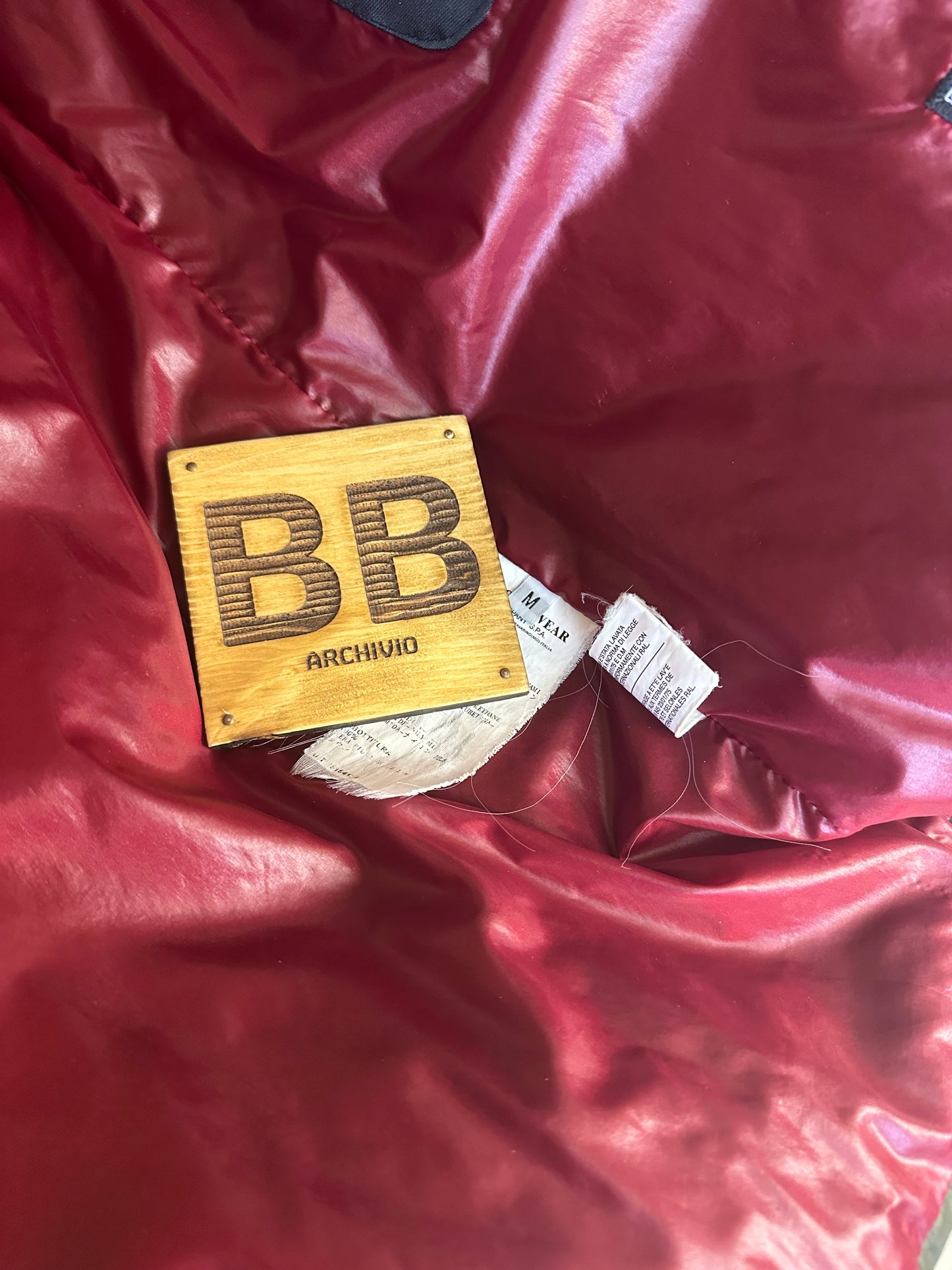 AW08 NYLON OPAQUE GOOSE DOWN PARKA in Brown