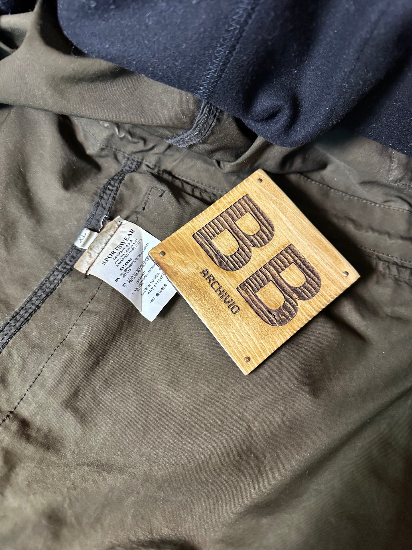 AW07 BROWN DAVID-TC UTILITY PARKA with detachable boiled wool liner