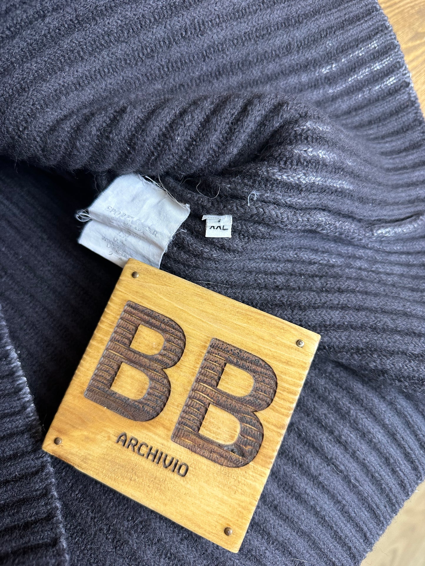 AW02 WOOL JUMPER in Brown