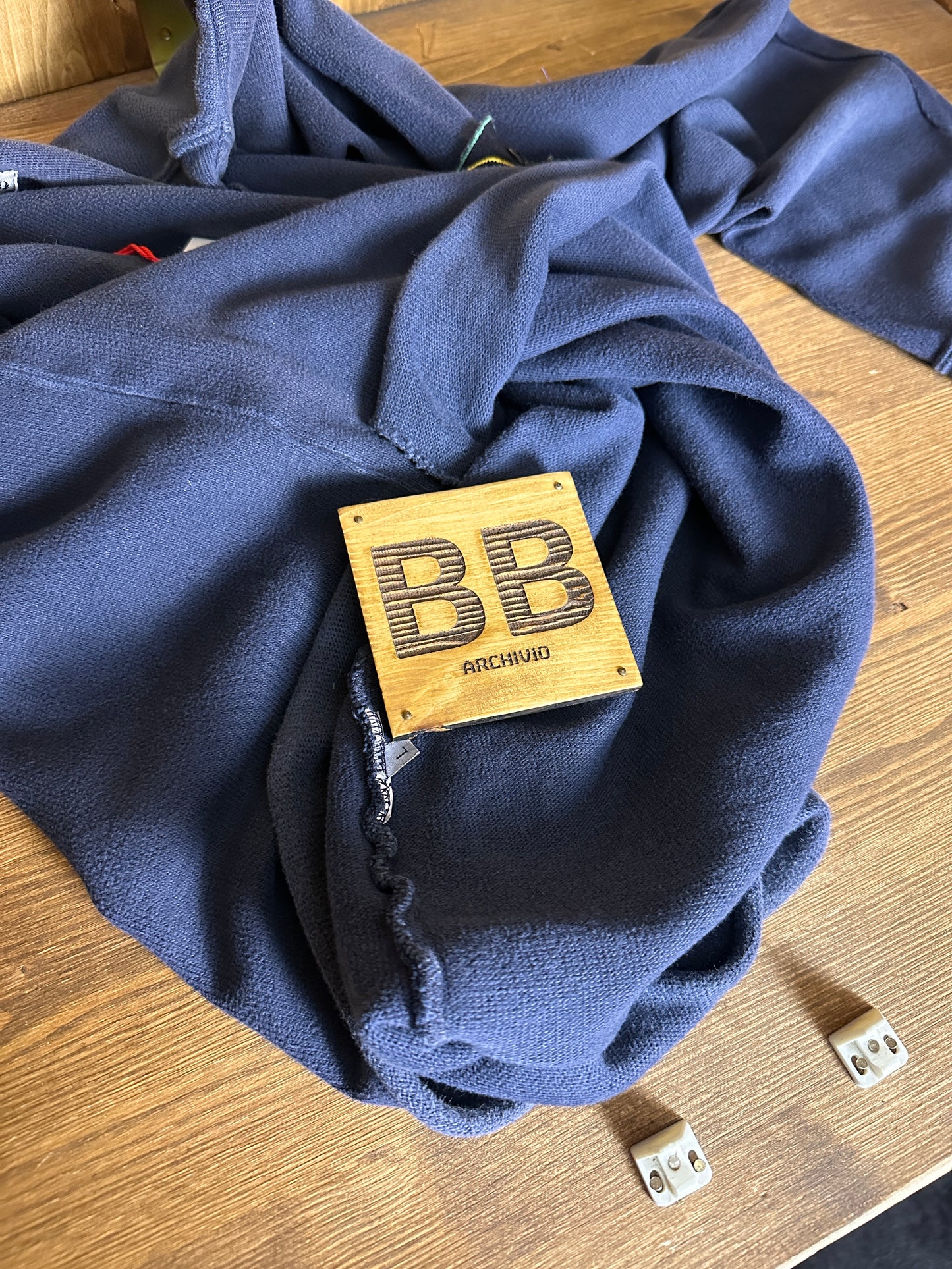 AW99 COTTON JUMPER in Grey Blue