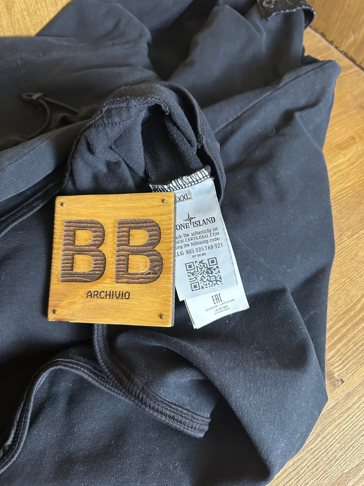 AW17 GHOST TURTLENECK in Blue Navy