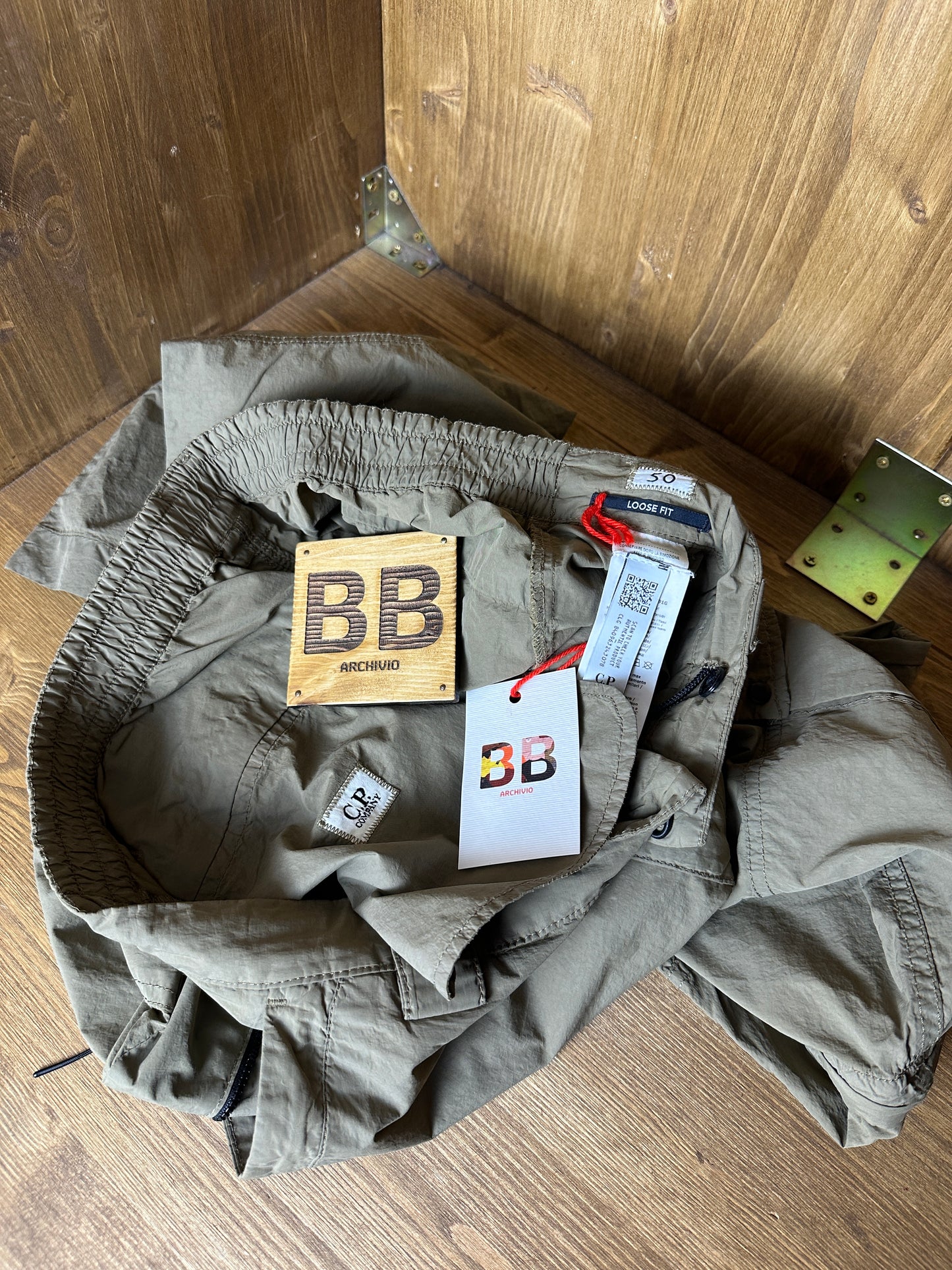 SS19 CP CARGO PANTS in Olive Grey