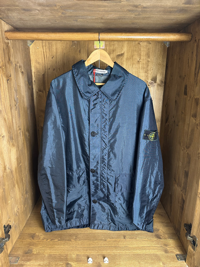 SS97 FORMULA STEEL TRENCH COAT in Steel Blue