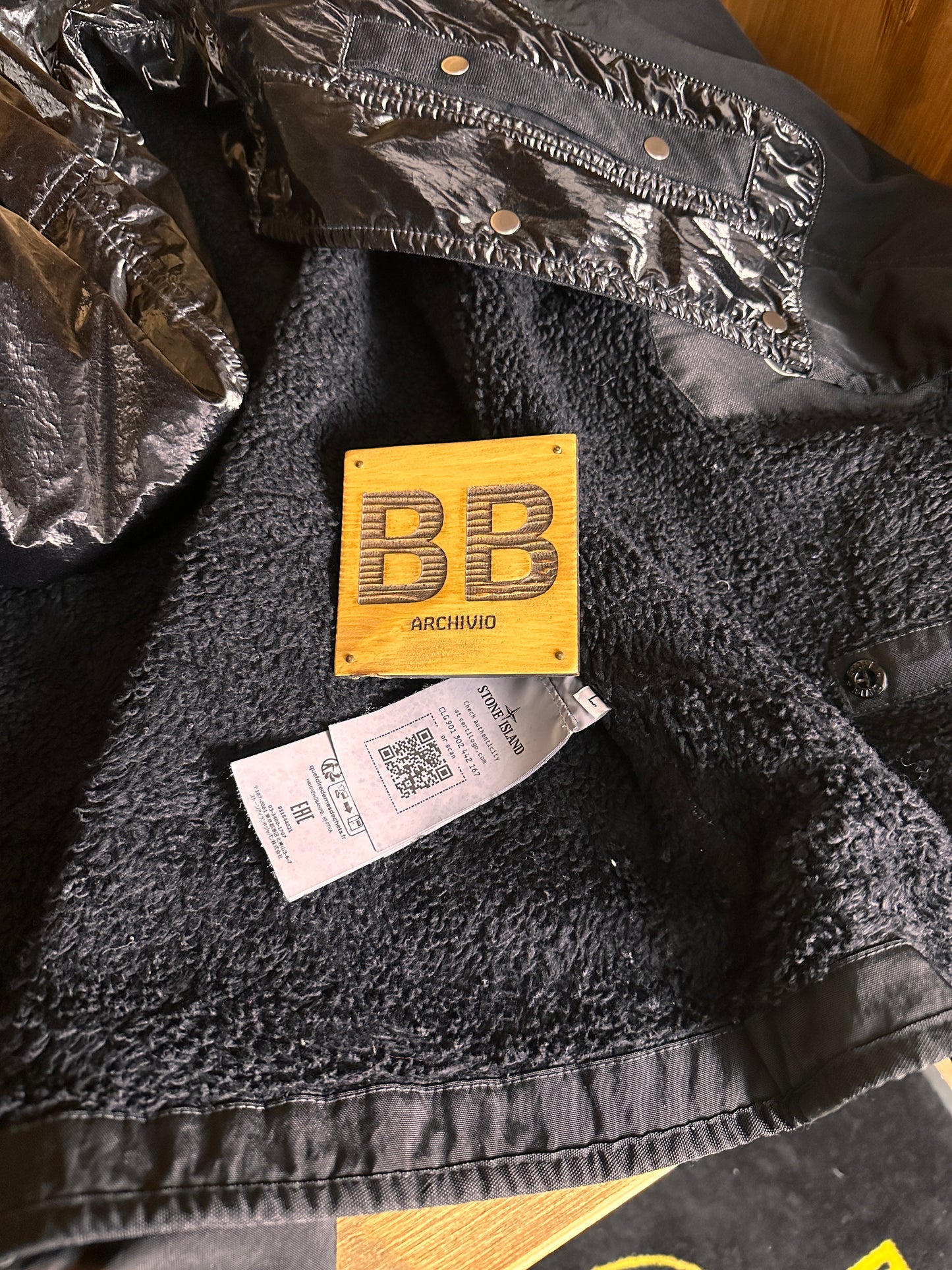 AW24 NYLON PANAMA WITH NEW SILK LIGHT in Deep Black