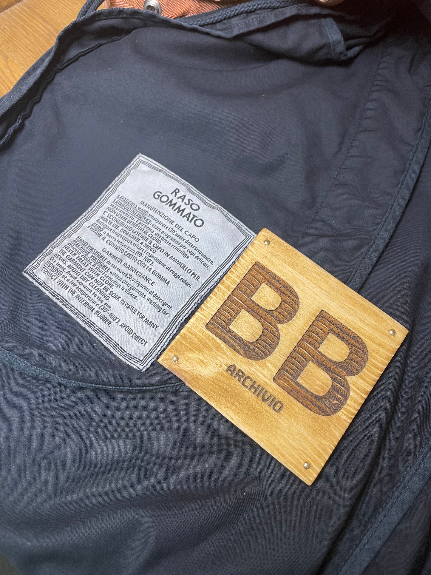 Raso Gommato Fishtail Parka + Trattamento Ossidazione indotta + Garment dyed (1/1)