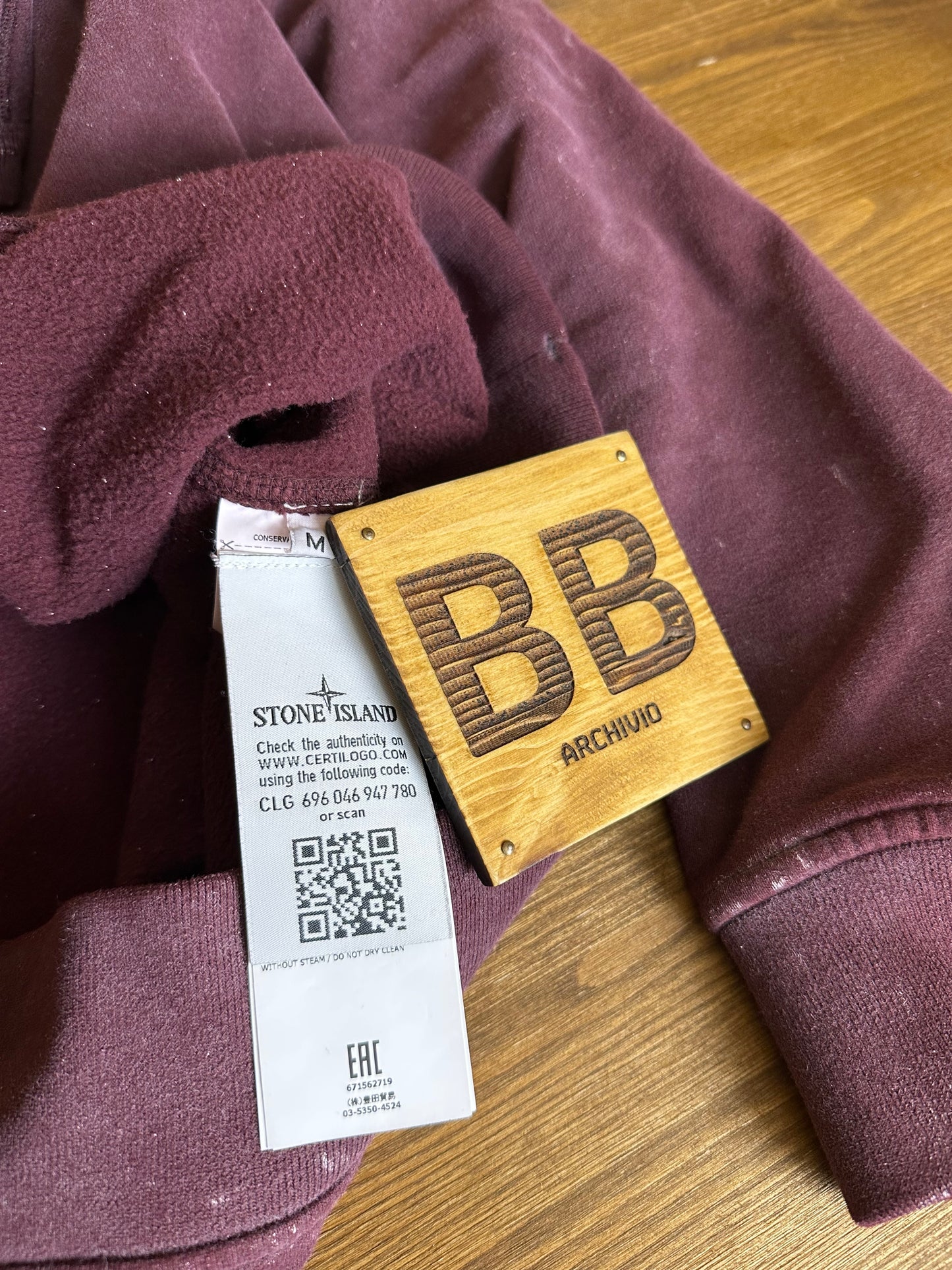 AW17 FROST CREWNECK in Burgundy