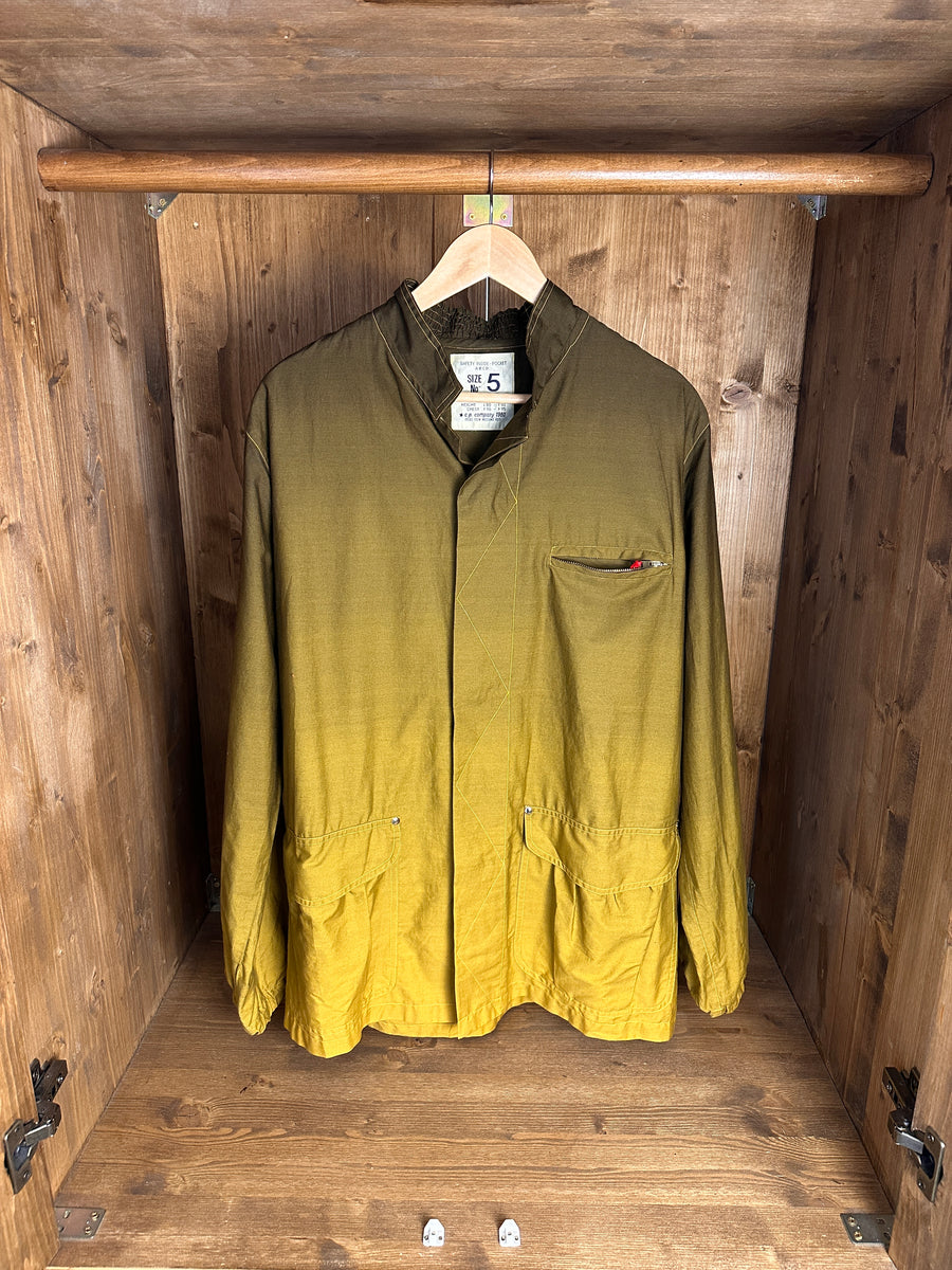 SS80 TELA COTONE GRADIENT PRINT in Nut Brown & Daffodil Yellow
