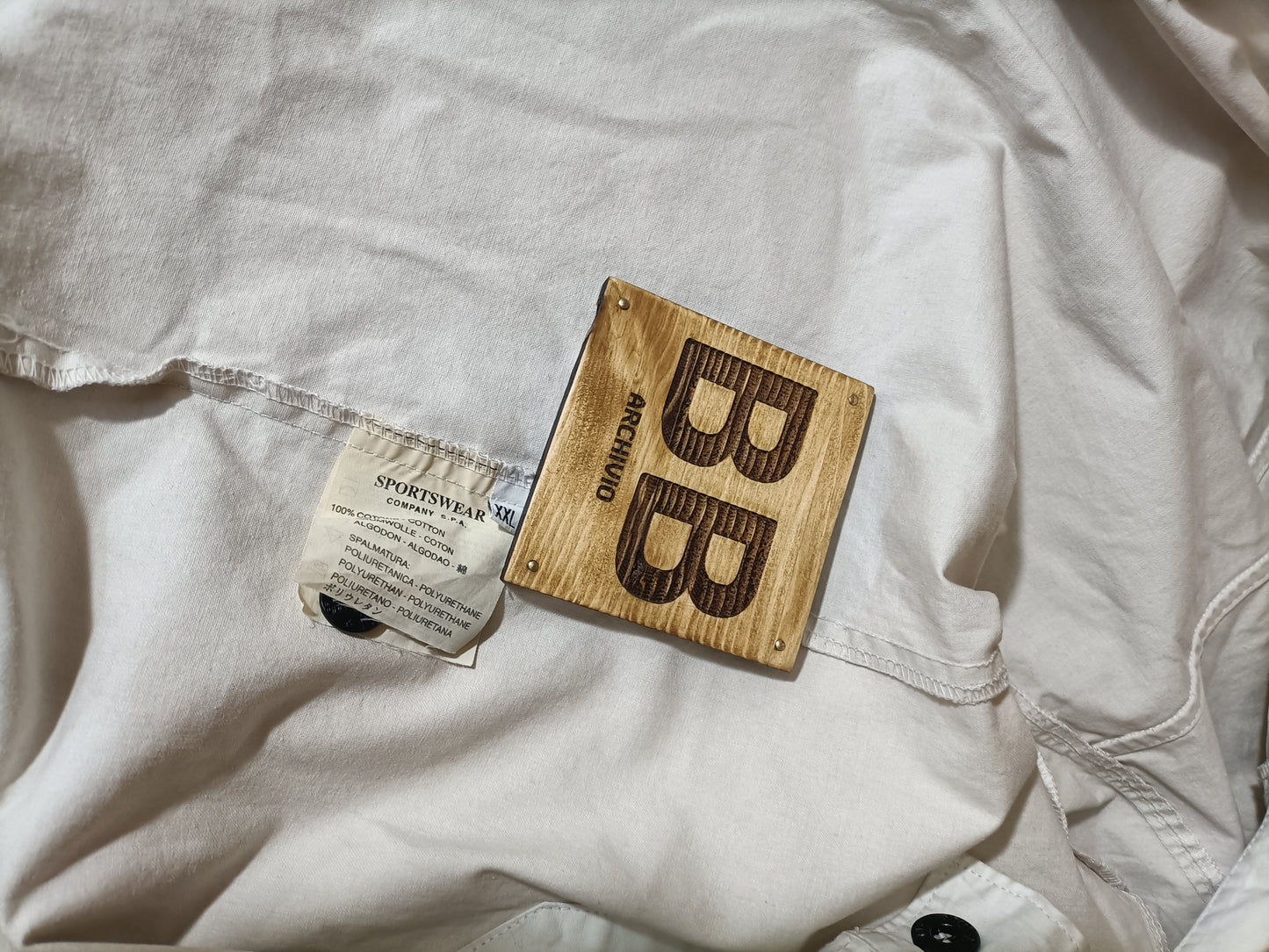 Überhemd aus gewachster Baumwolle