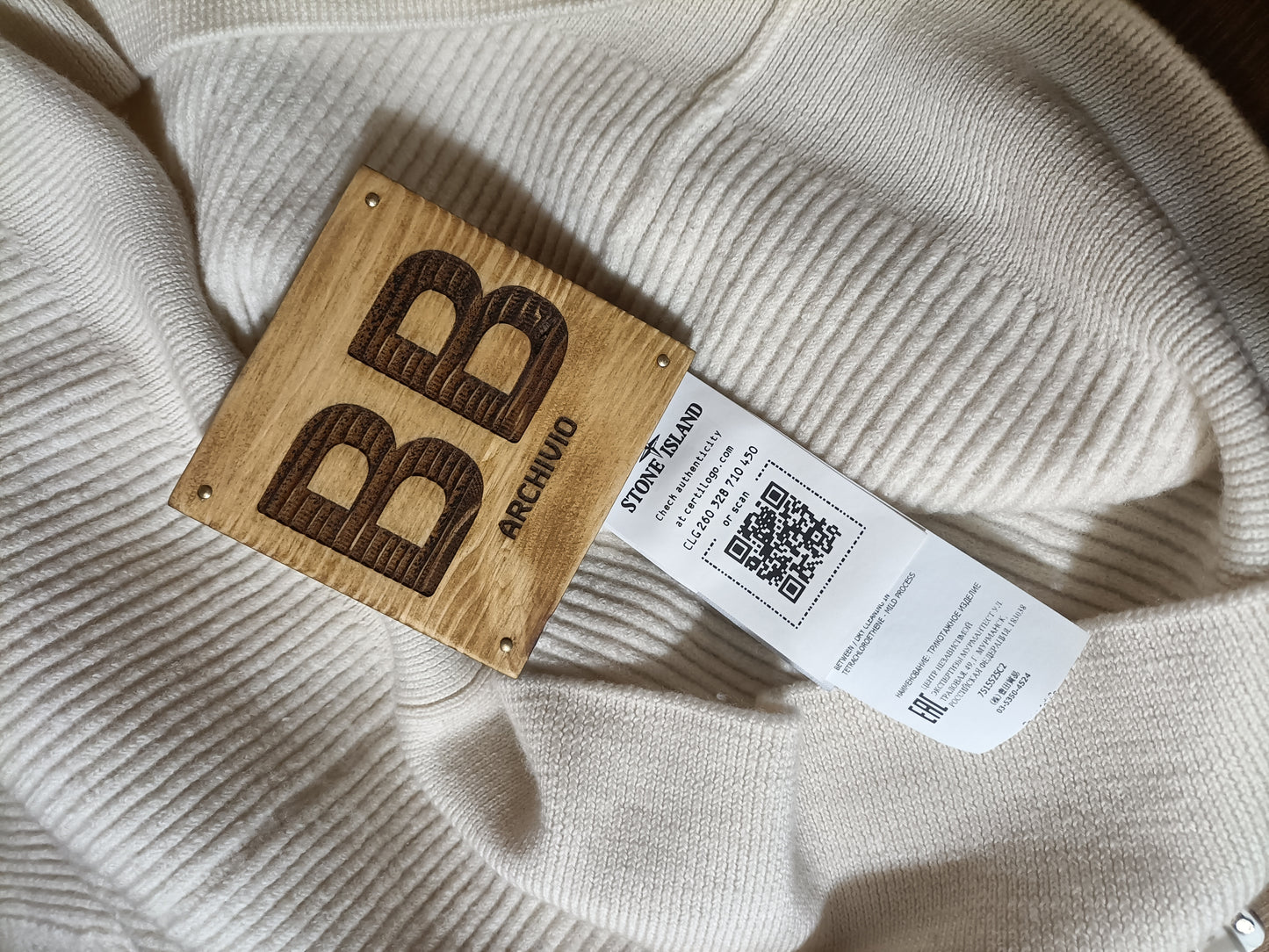 Cream Turtleneck jumper