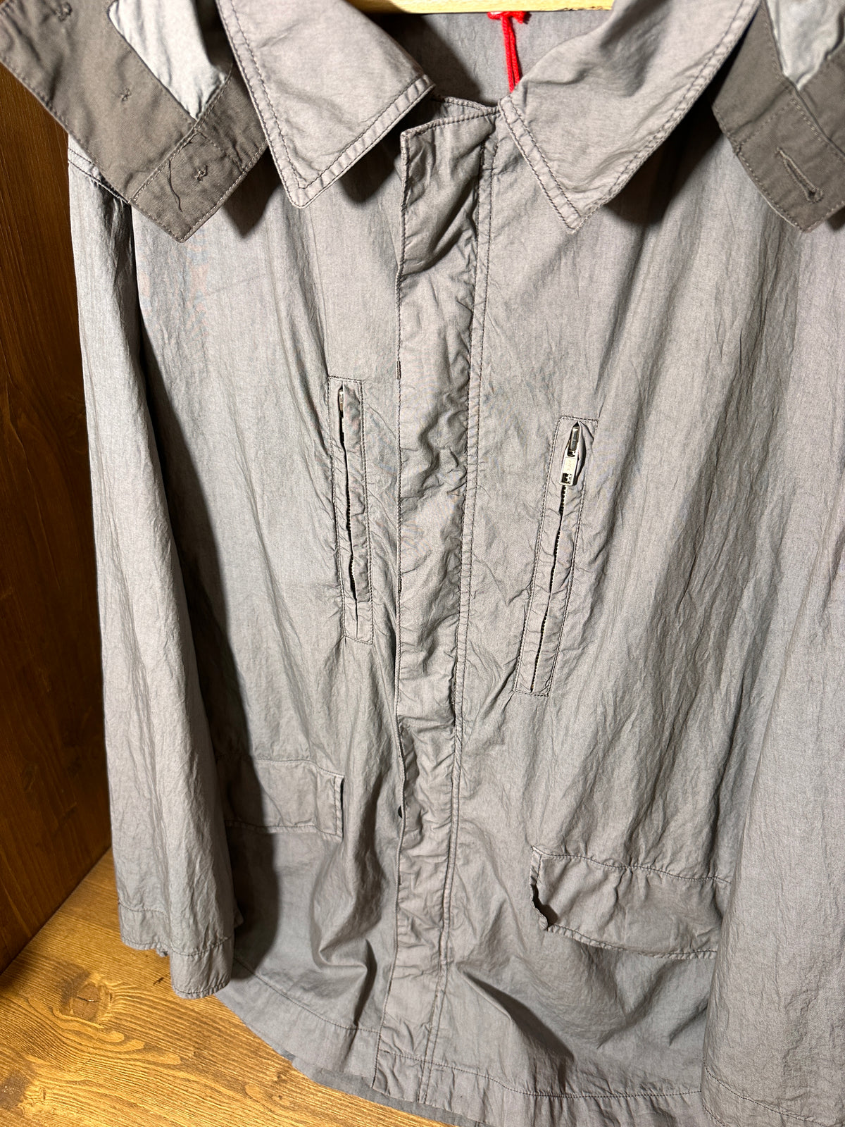 SS86 LIGHT NYCO BONEVILLE FIELD PARKA in Signal Grey