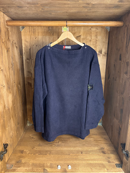 AW89 COTTON JUMPER in Faded Blue