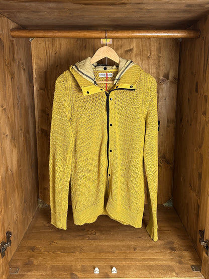 SS10 COTTON/FLAX JUMPER in Ochre Yellow