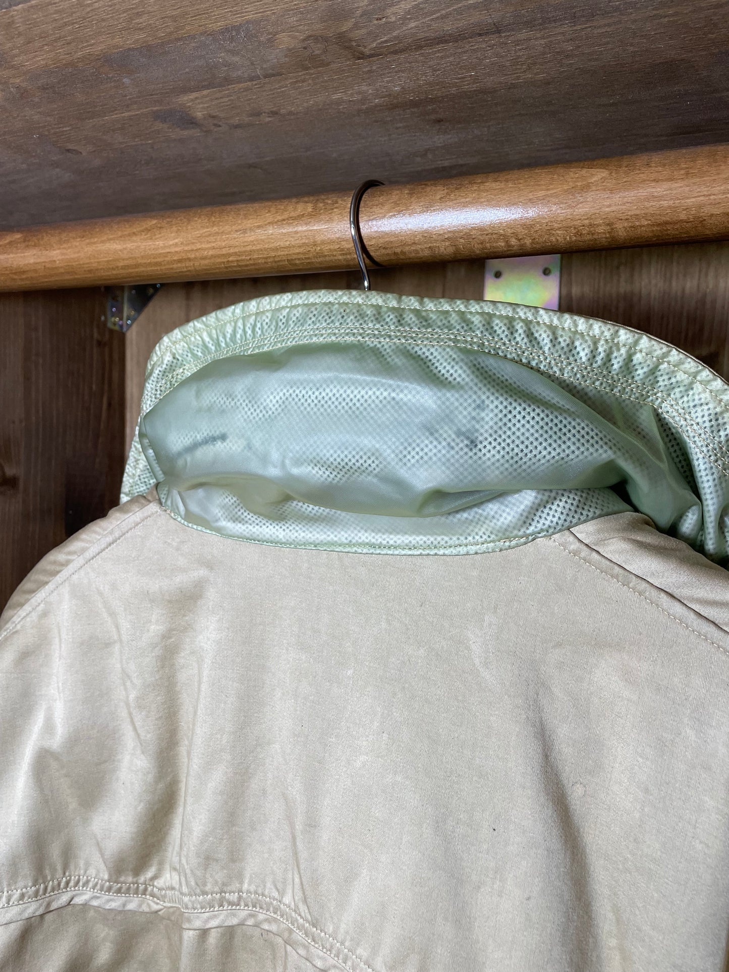 Raso Gommato bomber aviator sheepskin jacket with quilted inner