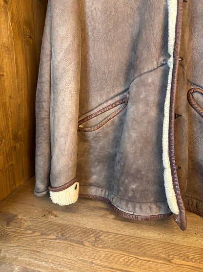 AW88 SHEEPSKIN PARKA in Brown