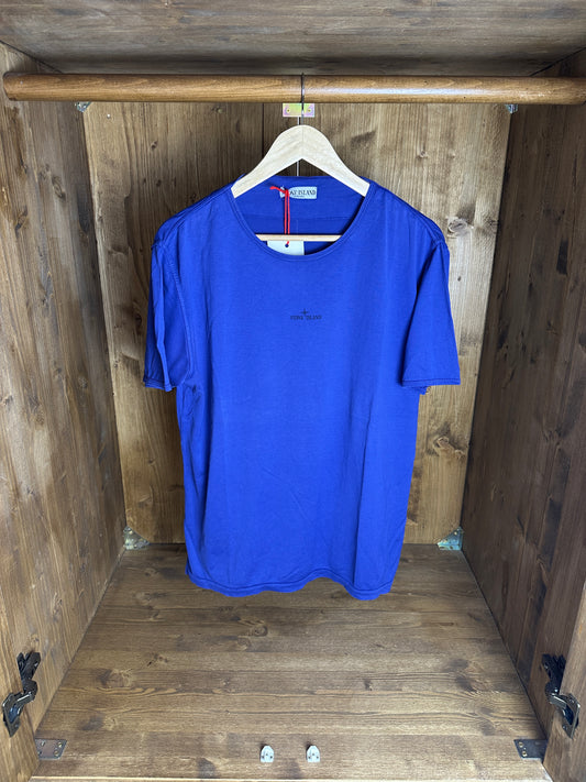 SS08 SPELLOUT TEE in Bright Blue