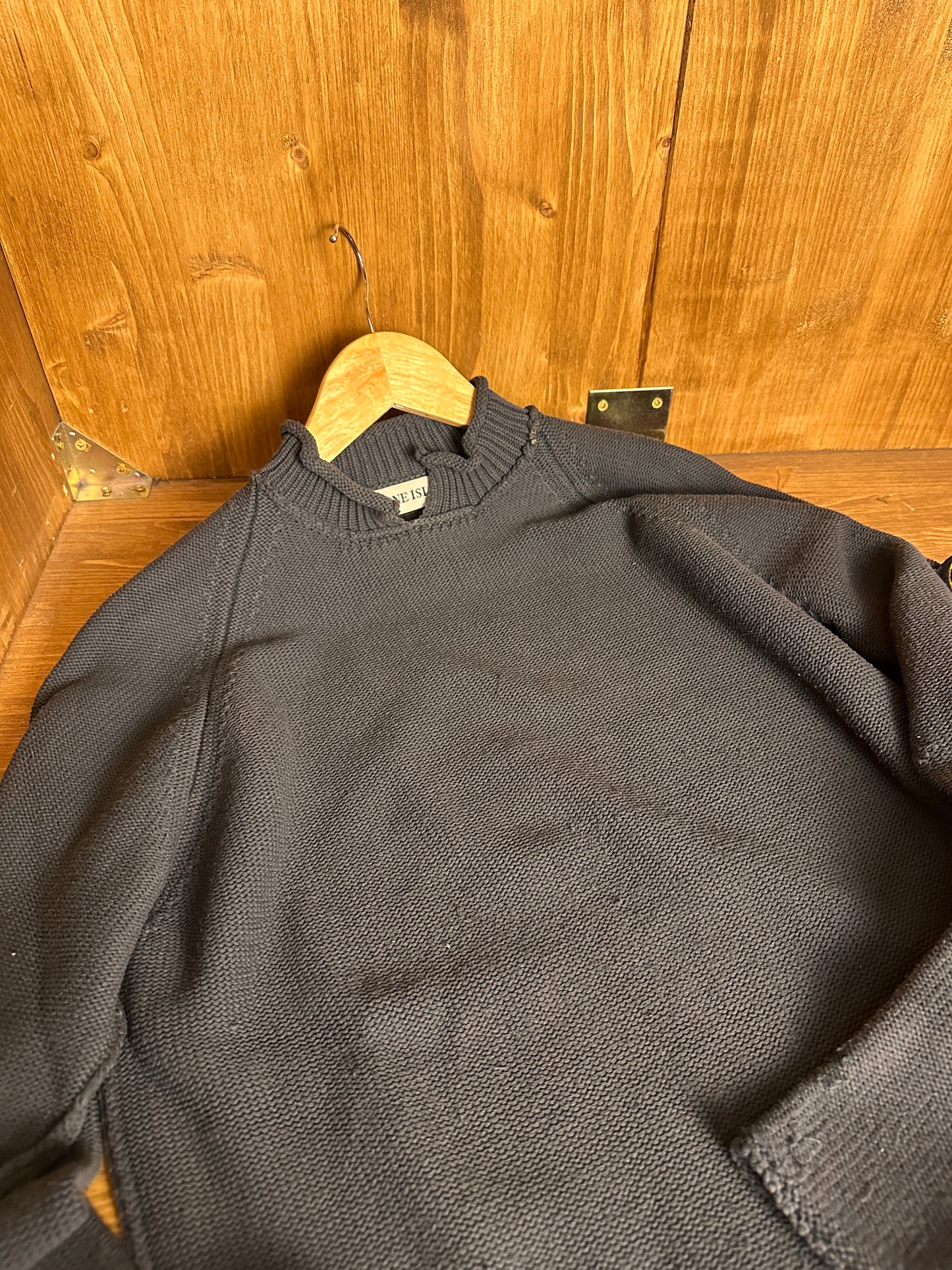 SS02 COTTON POLYAMIDE JUMPER in Granite Grey