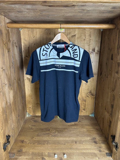AW22 LOGO TEE in Blue