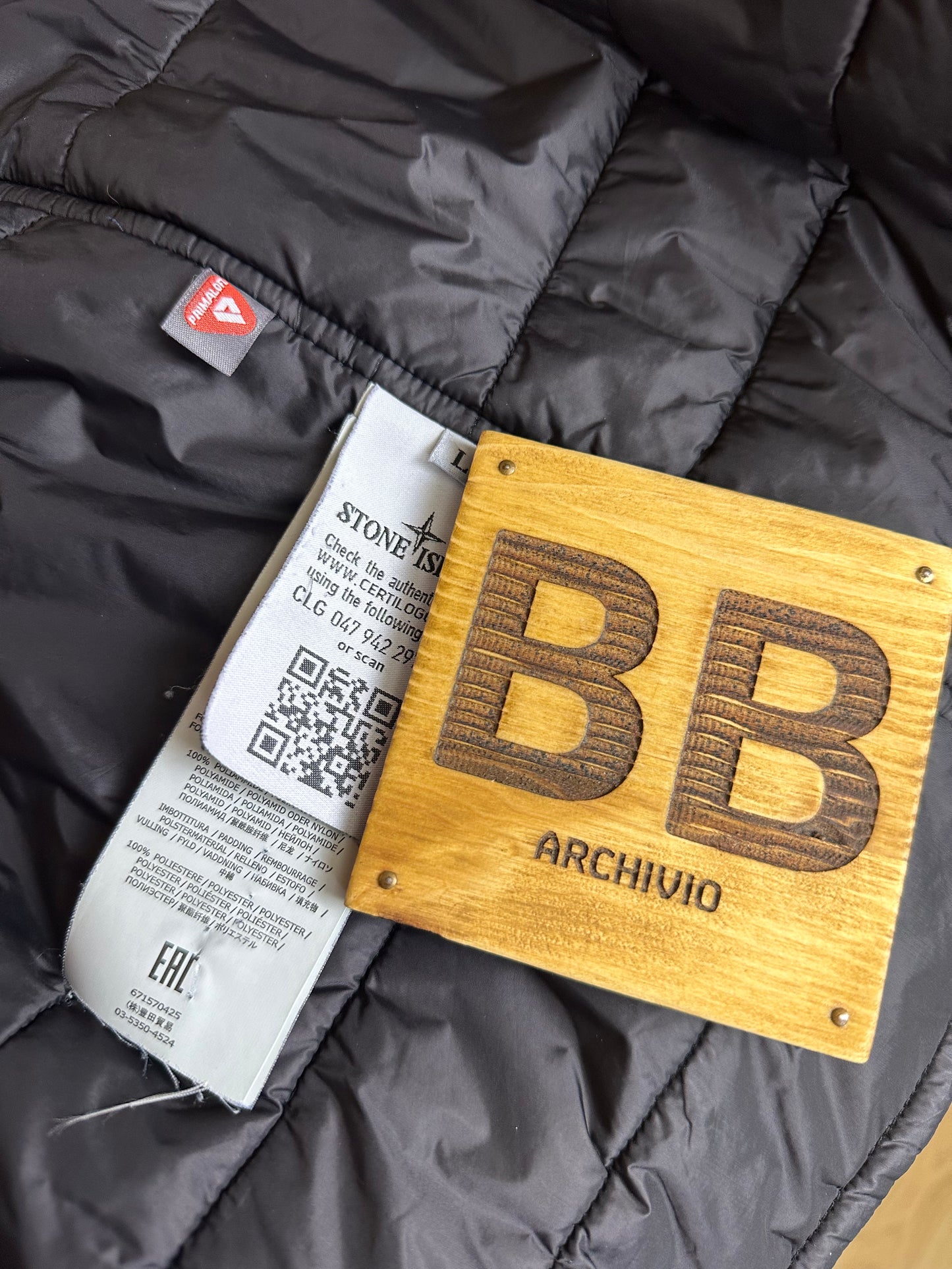 AW17 WATER REPELLENT COTTON SUPIMA WITH PRIMALOFT in Navy Blue