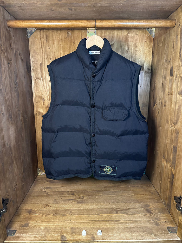 AW1994 PURE BLACK GOOSE DOWN GILET