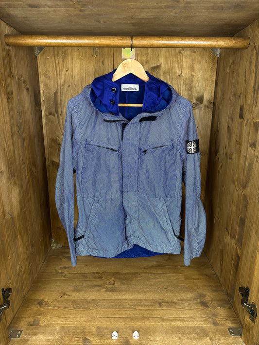 SS16 GARMENT DYED PIXEL REFLECTIVE in Blue