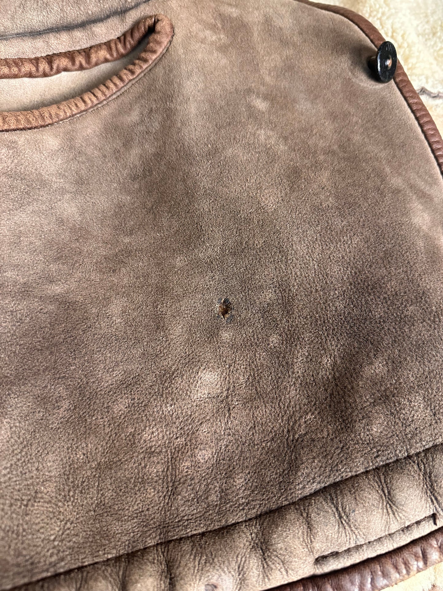 AW88 SHEEPSKIN PARKA in Brown