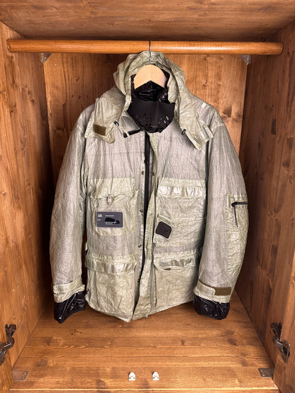 AW20 C.P. COMPANY METROPOLIS 020/1 DYNEEMA JACKET in White Aluminum