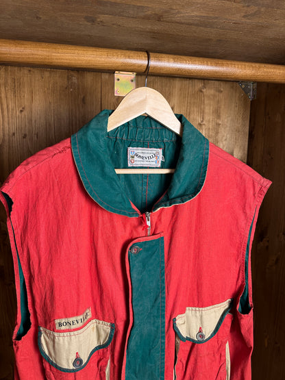 SS82/83 BONEVILLE TELA STELLA VEST in Red & Green