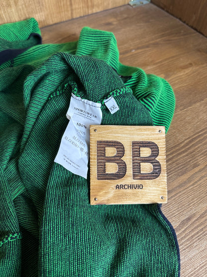 SS09 HOLOGRAPHIC HOODIE MESH in Neon Green