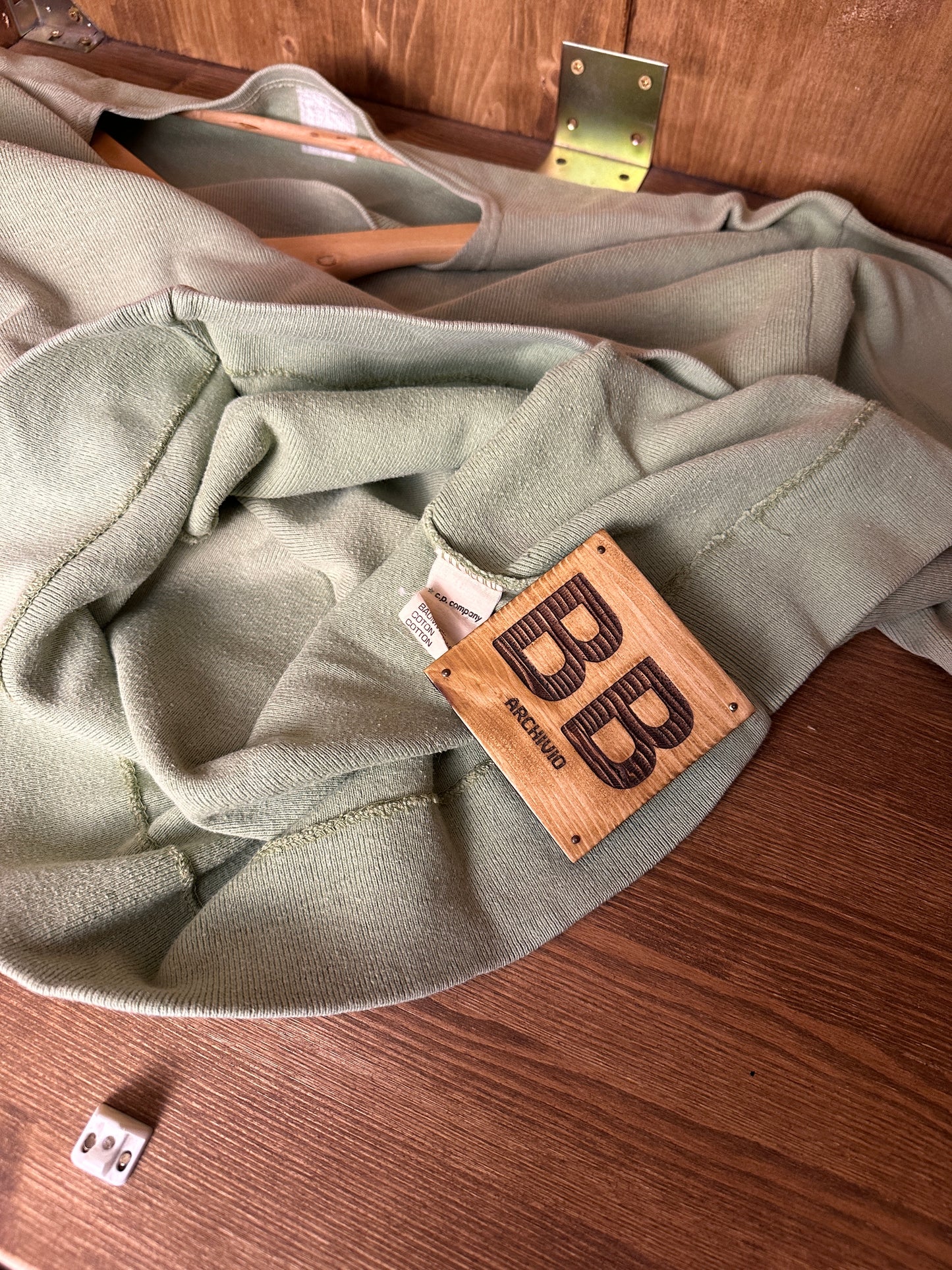 SS86 HEAVY RIB JUMPER in Pistacchio Green From Archivio Book