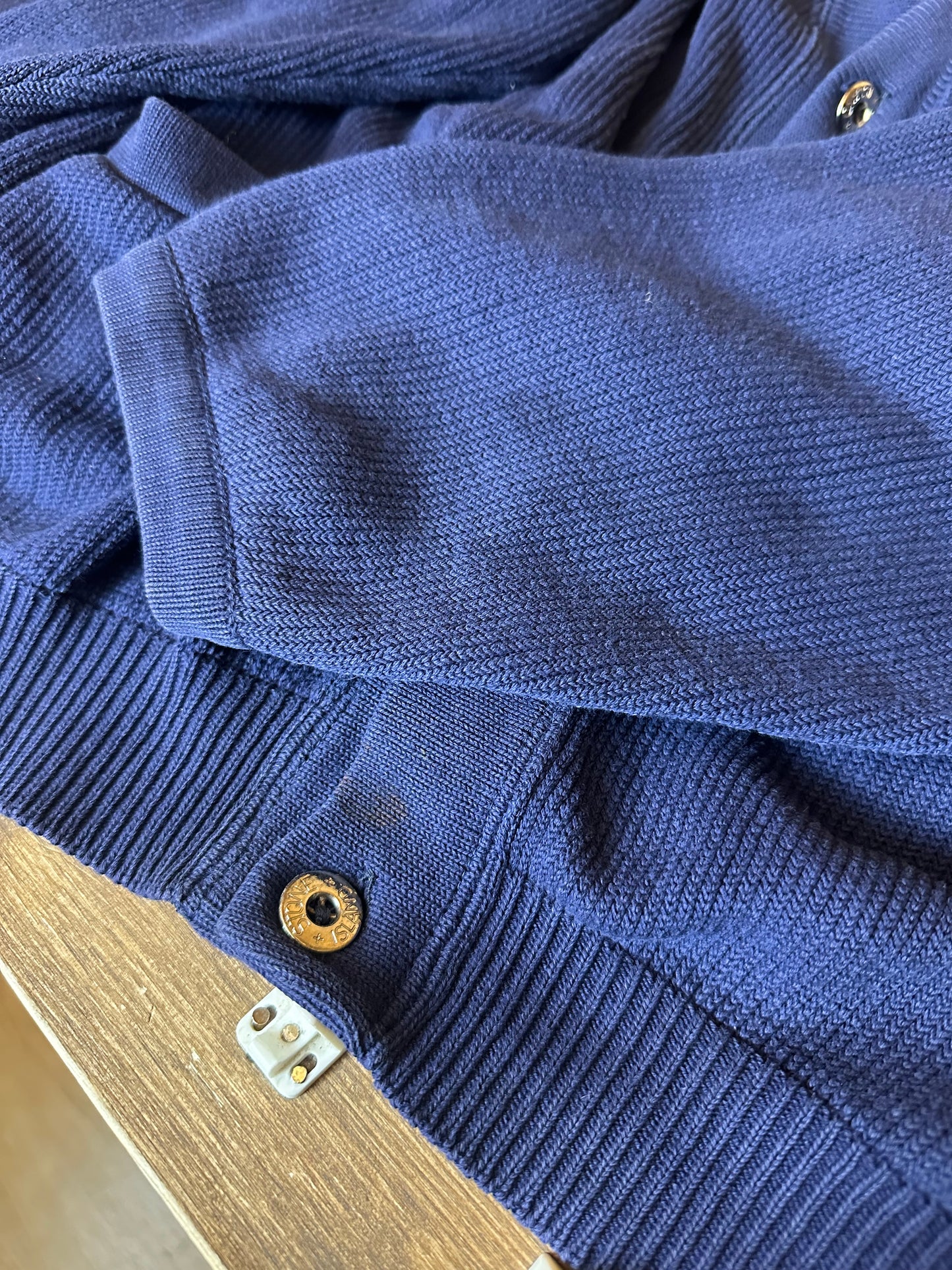 80s COTTON CARDIGAN in Purple