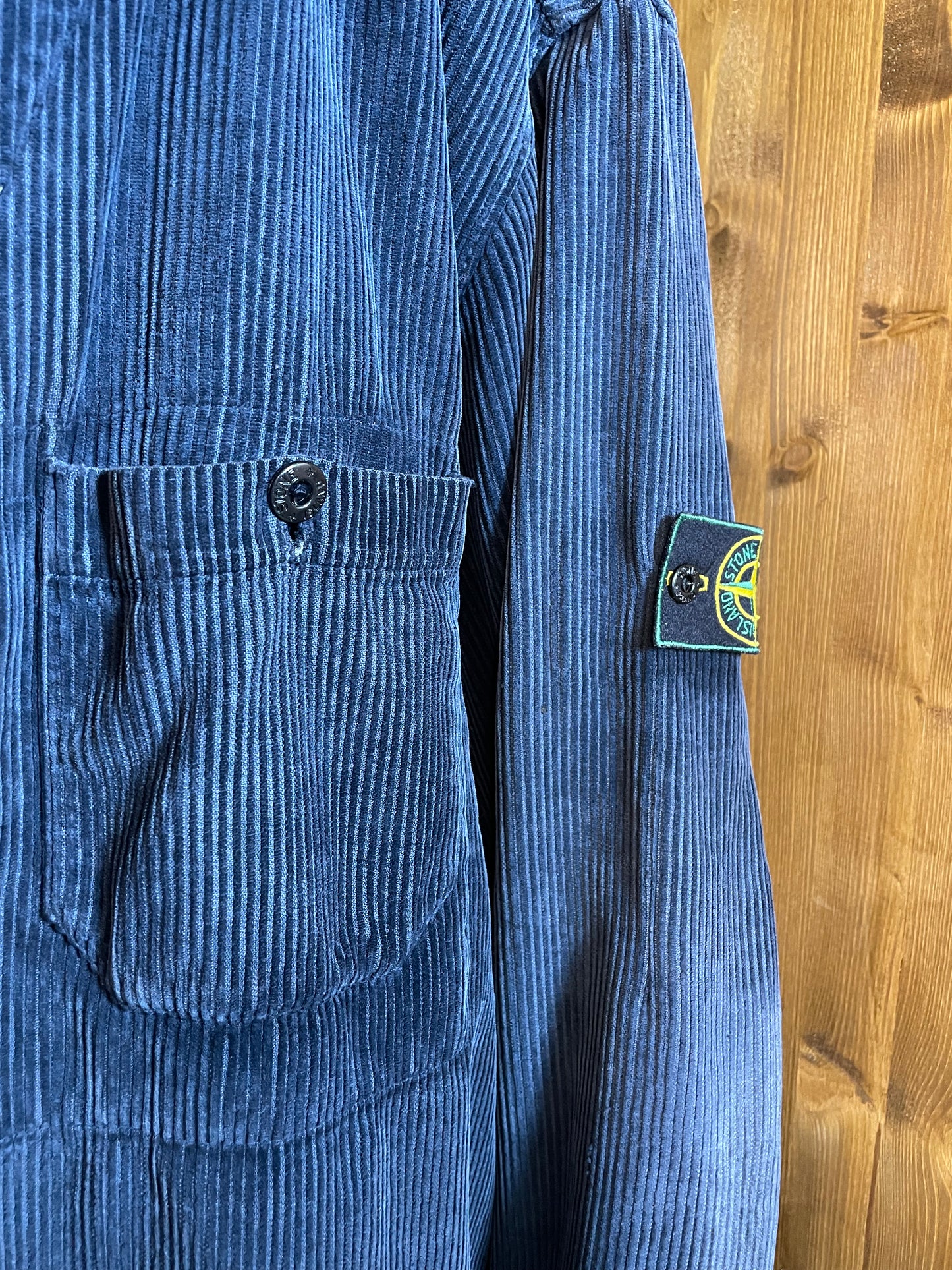 1996 Blue corduroy overshirt