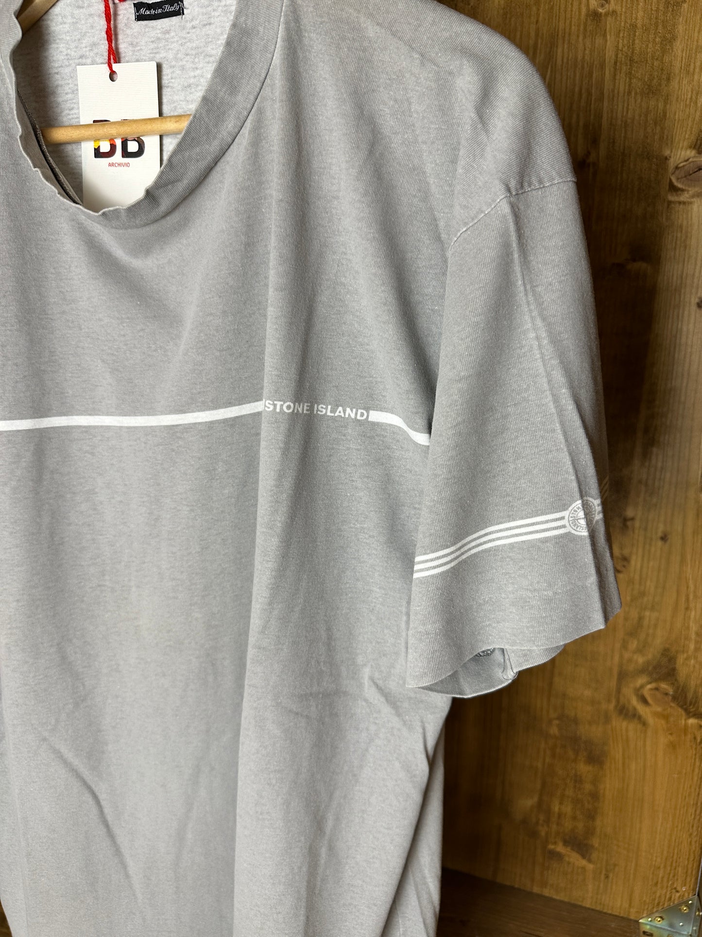 SS97 MINI COMPASS TEE in Ligth Grey