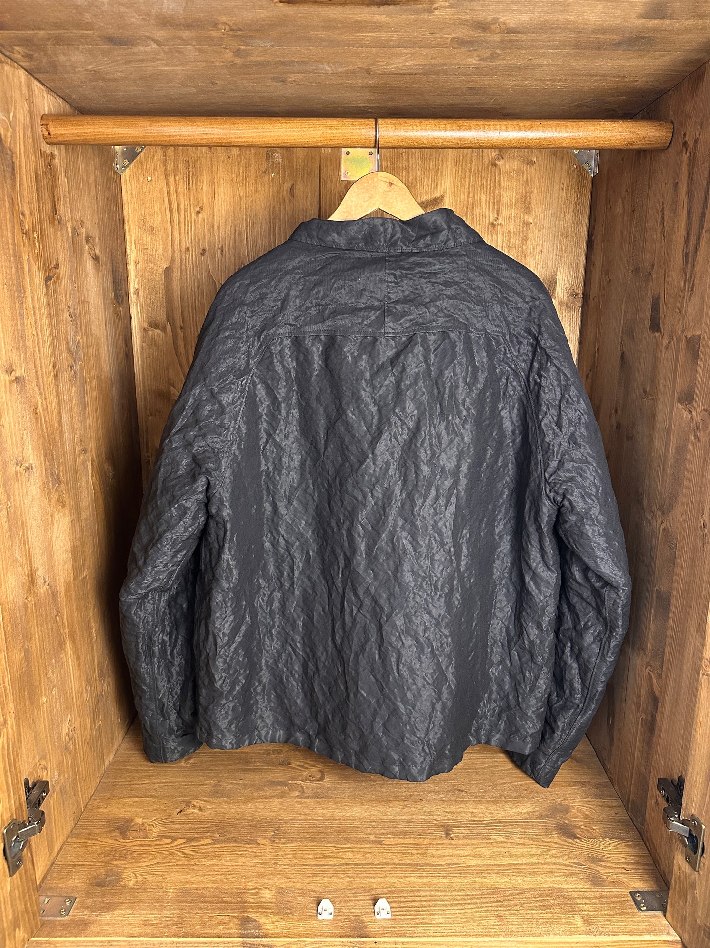AW00 NYLON MESH JACKET in Black