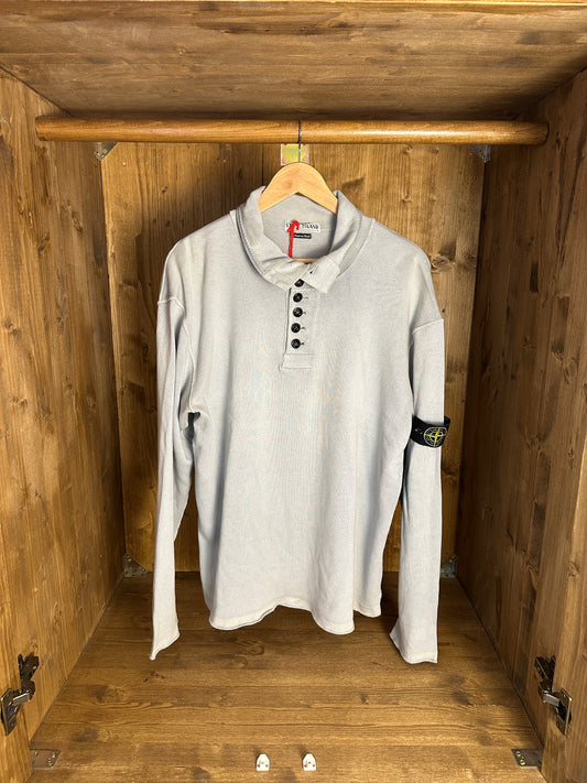 SS03 MULTI BUTTONS COTTON JUMPER in Light Blue